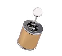 Modèle Créatif Auto Part Mode Metal Keychain Key Chain Chain Ring Auto Part, Gear Shifter Keychain, Mini Six Speed Manual Transmission Gear Shift Gadgets, pour Vos (GOLD)