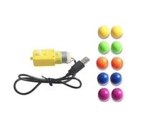 Modèle créatif d'impression 3D pour assemblage de moteurs d'avion, lumière LED, piste de marbre