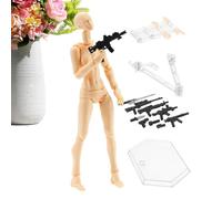 Modèle D'Action Figure Snodable - Corps Articulaire Mobile De 15 Cm, Figure Flexible In Stop Motion, Jouet Durable | Multifonction Pour La Pratique D'exposition De Décoration De Maison Et Fotog