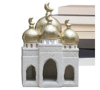 Modèle D'affichage - Résine | Statue Du Château | Décorations De Table Avec Silhouette De Mosquée Pour Studio, Chambre D' , Tables De Chevet, Exposants, Étagères, Bibliothèques, Appuis De Chevet