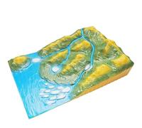 Modèle D'appareil De Démonstration De Sédimentation,Modèle De Tectonique De Plaque De Géologie 3D,Aide Pédagogique Au Mouvement Crustal