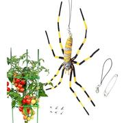 Modèle d'araignée réaliste | Jouet araignée faux araignée réaliste | Décoration réaliste d'araignée, jouets de blague et blague, souvenirs de fêtes d'Halloween pour le garage de la maison