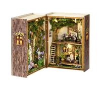 Modèle d'artisanat de poupées en bois 3D-Mini magique fait à la main, pour coupe de papier gratuite, design créatif | Kits de bricolage pour les fabricants de loisirs et l'affichage décoratif