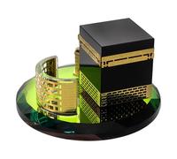 Modèle D'artisanat Musulman en Cristal, Architecture Islamique Miniature | Refraction Lumineuse et Transparence, Style Moyen-oriental, pour Ramadan Moubarak et Eid Mubarak