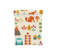 Modèle d'automne avec imprimé Animal Hibou Renard écureuil Oiseaux, Sac de Rangement pour Femmes, Portefeuille supérieur à Presser, Petit Porte-Monnaie, Pochette de Changement
