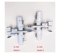 Modèle d'aviation en Métal 1:100 US A-10 A10 Thunderbolt II Warthog Hog Attack Aircraft Fighter Die Cast Metal Avion Modèle Jouet(D)