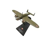 Modèle d'aviation en Métal 1/144 pour Modèle De Bombardier Classique De La Seconde Guerre Mondiale Pologne PZL P-37 Modèle De Chasseur d'avion Collection D'exposition