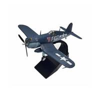 Modèle d'aviation en Métal Avion De Chasse Militaire en Métal Moulé sous Pression Modèle Réduit Jouet F4U-1 107 PT Corsair Dragon Échelle 1:72