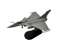 Modèle d'aviation en Métal Modèle d'avion De Chasse Militaire Statique Rafale C De Guerre De Libye Échelle 1:100 avec Support Collection