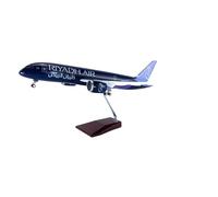 Modèle d'aviation en Métal Modèle d'avion en Résine 1:130 pour Riyadh B787-8 Airlines avec Support D'exposition Lumineux À Collectionner(No Light)