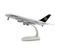 Modèle d'aviation en Métal Modèle d'avion Miniature Lufthansa A380 De 20 Cm en Alliage Métallique Moulé sous Pression Collection D'avions