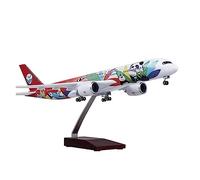 Modèle d'avion 1/142 Airbus Fit For A350 Sichuan Panda Aviation Model W Lumières et roues Résine Collection Aviation Modèle d'avion