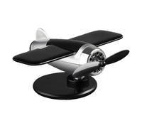Modèle d'avion à énergie solaire - Décoration de voiture avec avion à énergie solaire - Figurine décorative pour tableau de bord de voiture - Cadeau pour femmes, hommes et parents