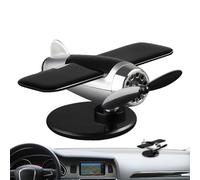 Modèle d'avion à énergie solaire - Modèle d'avion rotatif - Décoration de tableau de bord de voiture - Décoration de véhicule pour camionnette, berline, van