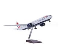 Modèle d'avion à l'échelle 1/157 de 47 cm pour British Airways B777 avec lumières et Roues, Train d'atterrissage, modèle en résine moulée sous Pression Playkits(No Light)
