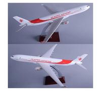 Modèle d'avion à l'échelle 1:172 de 40 cm pour Air Algérie A330 Modèle d'avion d'aviation moulé sous Pression Réplique finie Kit de modèle d'avion Avion de Collection d'avion avec Support