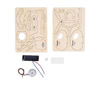 Modèle d'avion à Tige en Bois, Puzzle 3D, Kit de Projet d'assemblage, Jouets éducatifs d'apprentissage pour Enfants âgés de 8 à 14 Ans