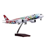 Modèle d'avion A350 à l'échelle 1/142 de 47 cm pour Sichuan Panda Airlines, modèle avec lumières et Roues, kit en résine moulée sous Pression Playkits(No Lights)