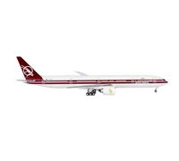 Modèle d'avion Adulte à l'échelle 1:400 de NG Model, kit de Maquette d'avion en métal moulé sous Pression Qatar Airways Boeing B777-300ER, modèle de Collection Avion moulé sous Pression