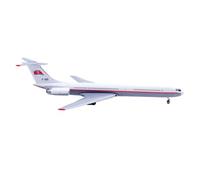 Modèle d'avion Adulte JC Wings échelle 1:400 Air Koryo Ilyushin Il-62M modèle d'avion en métal moulé sous Pression P-881 avec Support