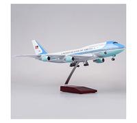 Modèle d'avion B747 Air Force One, Échelle 47 Cm 1 150, Collection pour Adultes, Ornements, Jouets Artisanaux Kit de Jeu de Passe-Temps