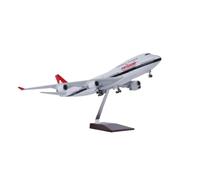 Modèle d'avion B747 en résine moulée sous Pression à l'échelle 1:150 avec lumière Collection Jouets décoration Miniature Ensemble de Jeu de Passe-Temps Miniature(Without Lights)