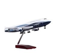 Modèle d'avion B747 en résine moulée sous Pression échelle 1:150 47 cm avec Affichage décoratif Lumineux Ensemble de Jeu de Passe-Temps Miniature(Without Lights)
