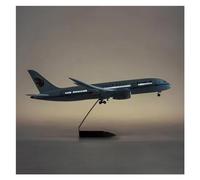 Modèle d'avion B787 43 cm 1:130 avec Roues et lumière en résine Souvenir de Collection Ensemble de Jeu de Passe-Temps Miniature(with Lights)