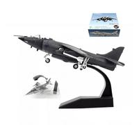 Modèle d'avion Chasse Britannique Harrier AV-8B l'échelle 1:72, Alliage moulé sous Pression,décollage Vertical, Montage par Pression, réplique Militaire réaliste avec Support, Cadeau
