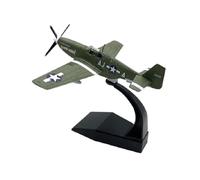 Modèle d'avion De Chasse Américain Célèbre P51B Mustang en Alliage Collection De Produits Finis Échelle 1:72