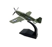 Modèle d'avion De Chasse en Alliage De Simulation P51B Mustang 1:72 Produit Fini Jouet De Collection