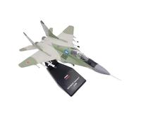 Modèle d'avion De Chasse Russe MIG-29 en Métal Moulé sous Pression À L'échelle 1/100 Collection Décorations Miniatures pour Les Passionnés D'Aviation