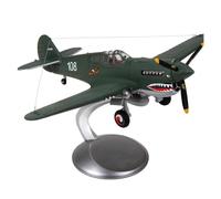 Modèle d'avion de Combat Militaire Flying Tiger P40 la Seconde Guerre Mondiale, 1 32 Ensemble de Jeu de Passe-Temps Miniature(B)