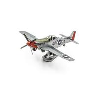 Modèle d'avion de terre en métal Mustang P51D MMS180