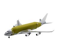 Modèle d'avion en Alliage L'échelle 1:200, pour Boeing «métal Nu» B747-400LCF, Jet Moulé sous Pression N7478C,Rabats vers Le Bas Avion moulé sous Pression