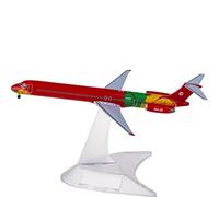 Modèle d'avion en Alliage Métallique, Échelle 1:500 for Le Transport Aérien Danois 535724 MD-83 OY-Rue, Collection Souvenir Rouge Avion moulé sous Pression