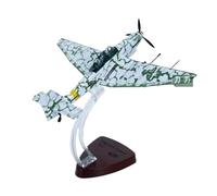 Modèle d'avion en Alliage métallique for Jouet JU-87G2 du 10e Escadron antichar du 2e Bataillon de bombardiers en piqué à l'échelle 1:72 Avion moulé sous Pression