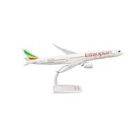 Modèle d'avion en Alliage Modèle d'avion De Collection en ABS Échelle 1/200 pour A350 A350-900 Ethiopian Airlines Collection Et Présentation