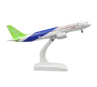 Modèle d'avion en Métal 20 Cm 1:400 Avion Commercial Chinois C919 Modèle d'avion Moulé sous Pression avec Train D'atterrissage(Eastern Airlines)
