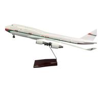 Modèle d'avion en métal à l'échelle 1:150 for Boeing 747-8 Royal Flight de 47 cm avec Support Lumineux, Collection d'avions, Cadeau Avion moulé sous Pression(Withlight)