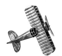 Modèle d'avion en métal finition vieillie pour intérieur par avions de combat vintage de la Seconde Guerre mondiale et histoire de l'aviation (A)