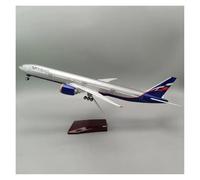 Modèle d'avion en Métal Léger Et À Roues pour B777 AEROFLOTW Commémoratif Collection Ou Cadeaux Échelle 1/157 Kit de Jeu de Passe-Temps(Style with light2)
