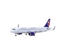 Modèle d'avion en métal moulé sous Pression de 47 cm pour Avion A320 Neo Macao, lumière LED et Train d'atterrissage à Roues, modèle d'aviation collecté pour la Collecte et l'affichage