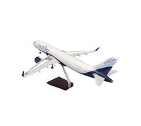 Modèle d'avion en résine 320neo à l'échelle 1:80 avec Roues Collection décoration Ornement Ensemble de Jeu de Passe-Temps Miniature(Without Lights)