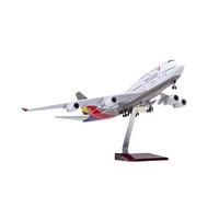 Modèle d'avion en résine 747 de 47 cm échelle 1:150 avec éclairage Roue décoration ou Ornement Ensemble de Jeu de Passe-Temps Miniature(with Light)