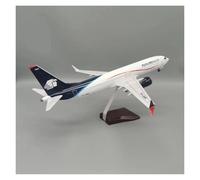 Modèle d'avion en Résine De 47 Cm À L'échelle 1:85 pour B737 Mexico avec Train D'atterrissage Base pour Collection pour Les Passionnés D'Aviation(with Light)
