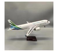 Modèle d'avion en résine moulée sous Pression A320 47 cm échelle 1/80 Jouets Collection décoration Affichage Ornements Ensemble de Jeu de Passe-Temps Miniature(with Lights)