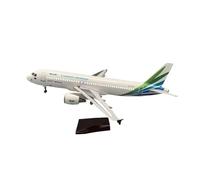 Modèle d'avion en résine moulée sous Pression A320 47 cm échelle 1/80 Jouets Collection décoration Affichage Ornements Ensemble de Jeu de Passe-Temps Miniature(Without Lights)