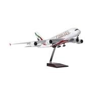 Modèle d'avion en résine moulée sous Pression A380 à l'échelle 1/160 Jouet de Collection Souvenir décoration Ensemble de Jeu de Passe-Temps Miniature(Non-Lighted)