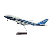Modèle d'avion en résine moulée sous Pression for Avion de Ligne 747 de 46 cm, échelle 1/160, avec Support LED Avion moulé sous Pression(with Light B747)